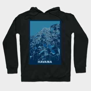 Havana - Cuba Peace City Map Hoodie